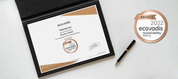 Tersano Earns EcoVadis Bronze for Sustainable Cleaning Product