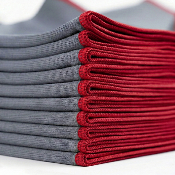 Red Microfiber Cloths